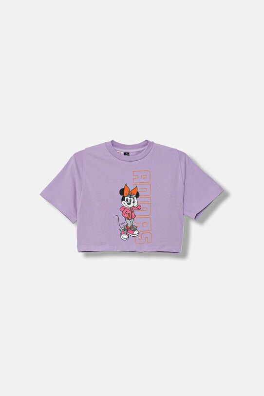 adidas tricou copii print violet JM0830