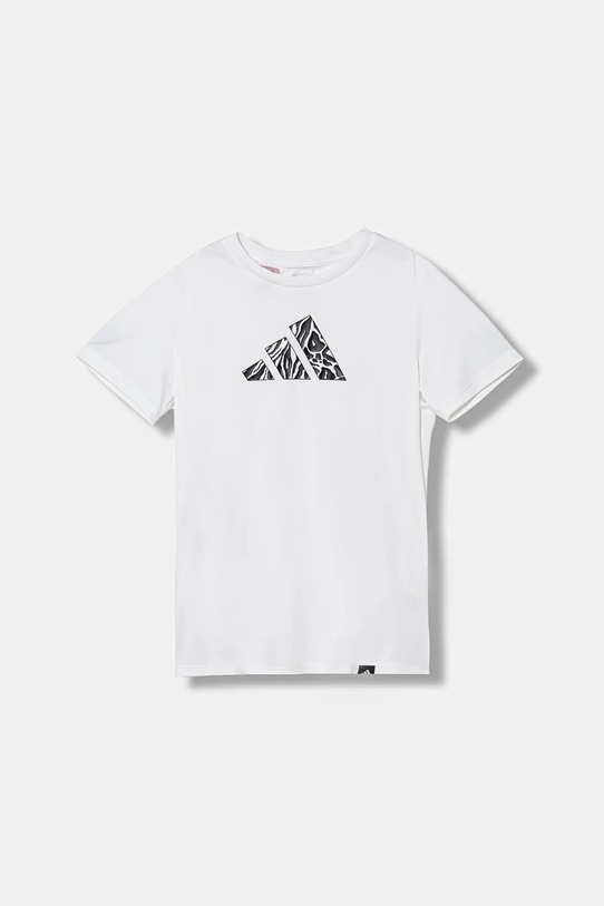 adidas tricou copii print alb JV5195