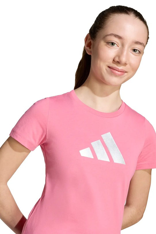 adidas t-shirt bawełniany dziecięcy JV5261