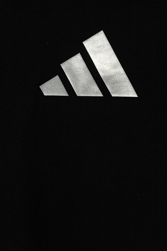Dziewczynka adidas t-shirt bawełniany dziecięcy JV5262 czarny