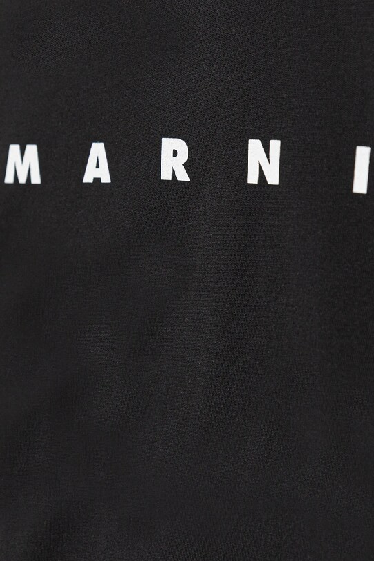 Dziewczynka Marni t-shirt bawełniany dziecięcy MT290F T-SHIRT M01601 czarny