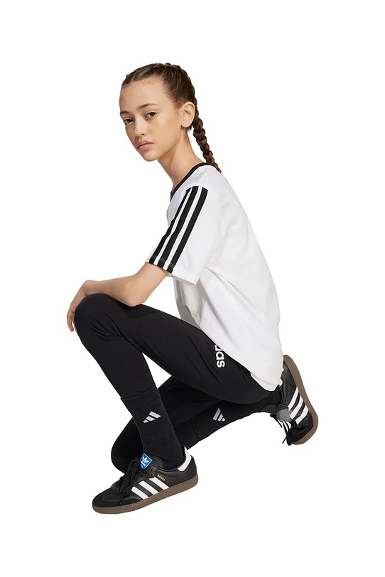 Детская хлопковая футболка adidas JW8628