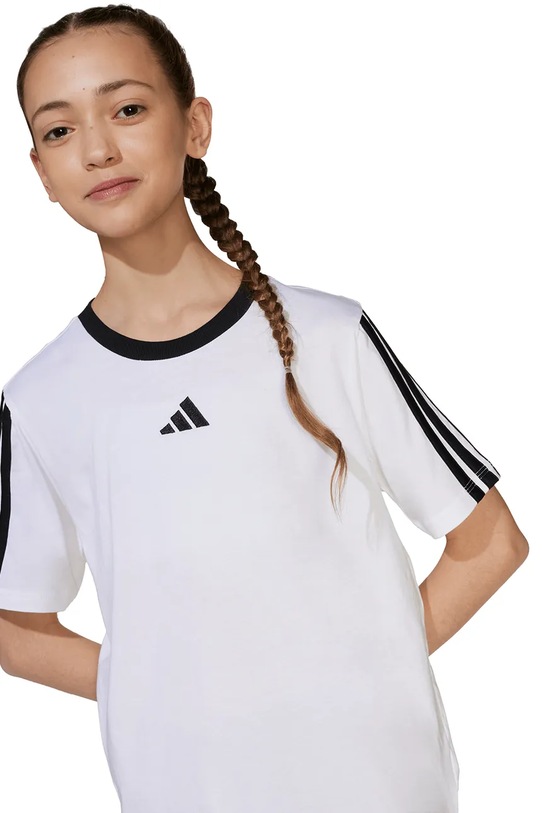 Детская хлопковая футболка adidas JW8628