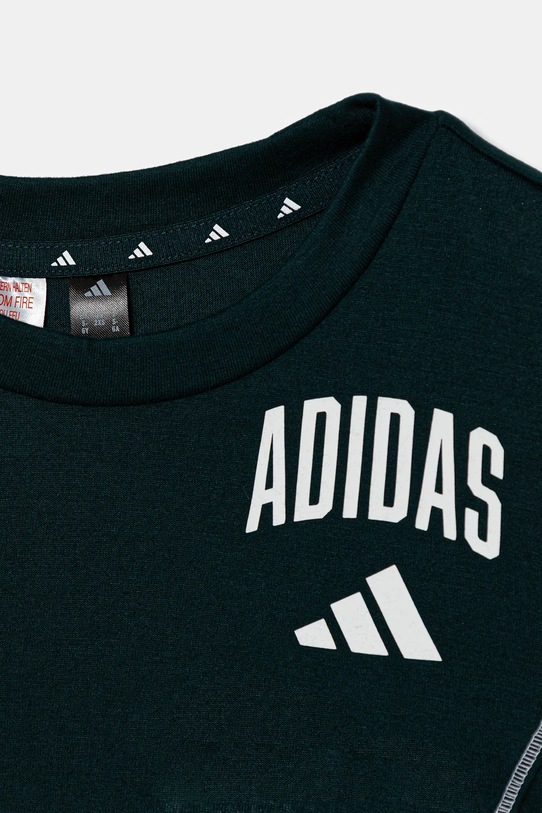 Fete adidas tricou de bumbac pentru copii JW8657 verde