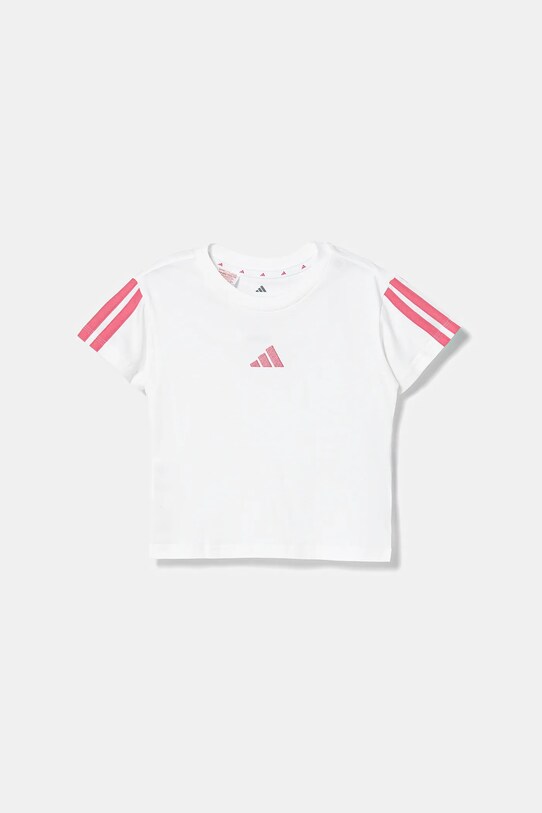adidas gyerek pamut póló pamut fehér JY4973