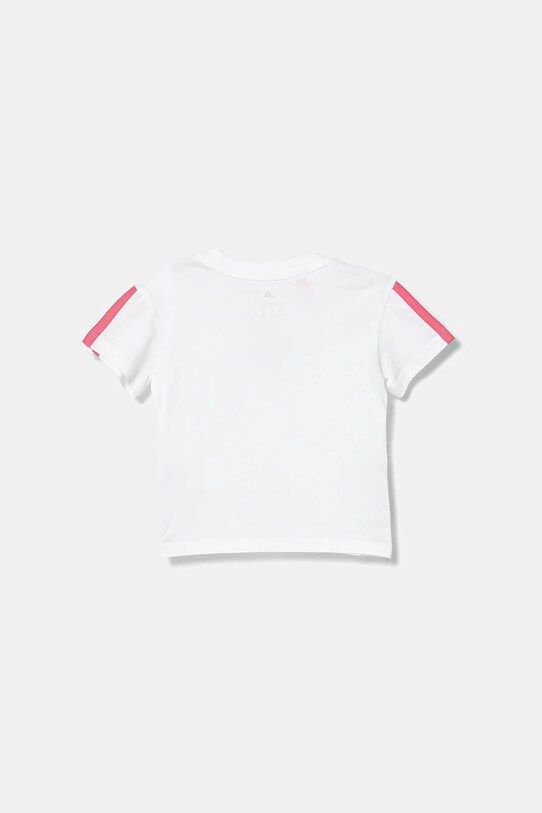 adidas gyerek pamut póló JY4973 fehér AW25
