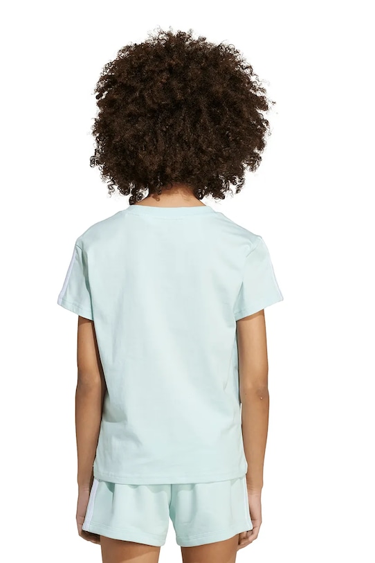 adidas tricou de bumbac pentru copii JY4974 turcoaz