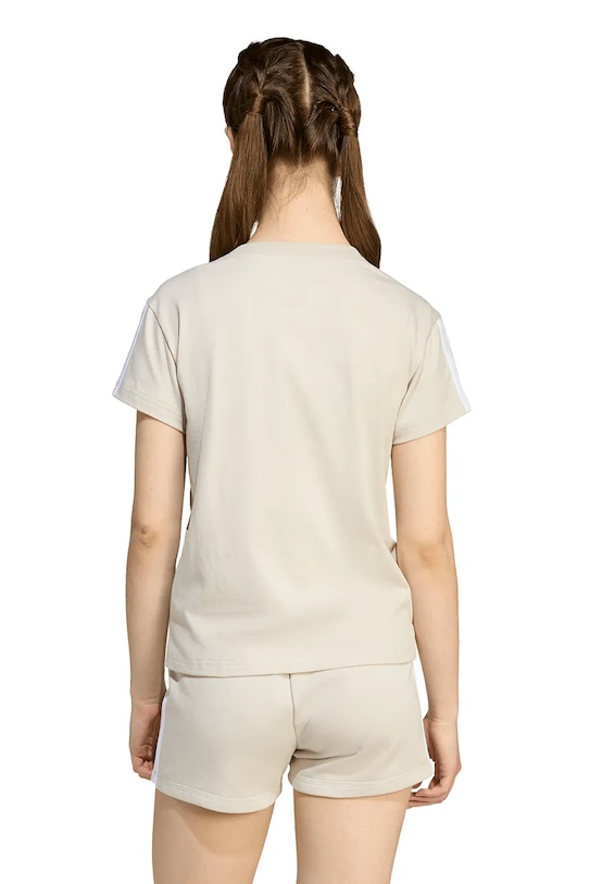 adidas tricou de bumbac pentru copii KB7299 bej