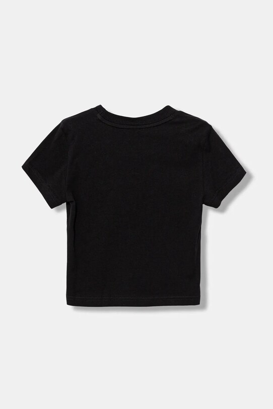 adidas t-shirt bawełniany dziecięcy KC5448 czarny AW25