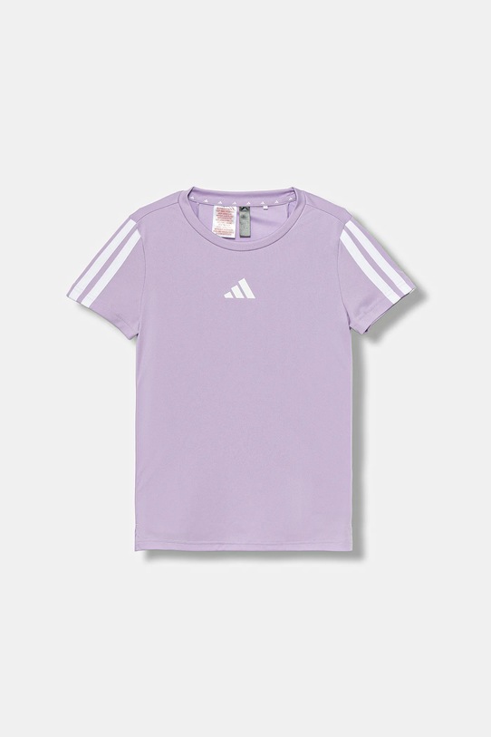 adidas t-shirt dziecięcy JW5019 fioletowy AW25