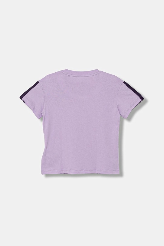 DÍVKA Dětské bavlněné tričko adidas JY4975 fialová