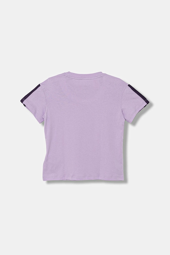 DÍVKA Dětské bavlněné tričko adidas JY4975 fialová
