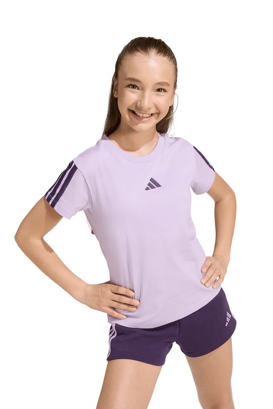 Dětské bavlněné tričko adidas JY4975