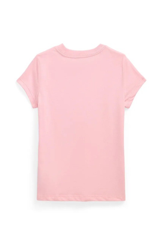 Polo Ralph Lauren t-shirt in cotone per bambini 312961230001 rosa AW25