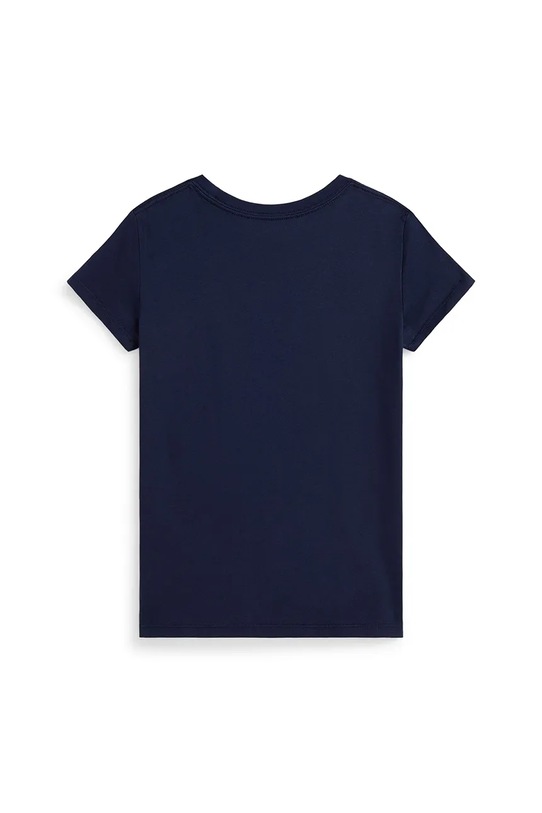 Dječja pamučna majica kratkih rukava Polo Ralph Lauren 313979033001 mornarsko plava AW25