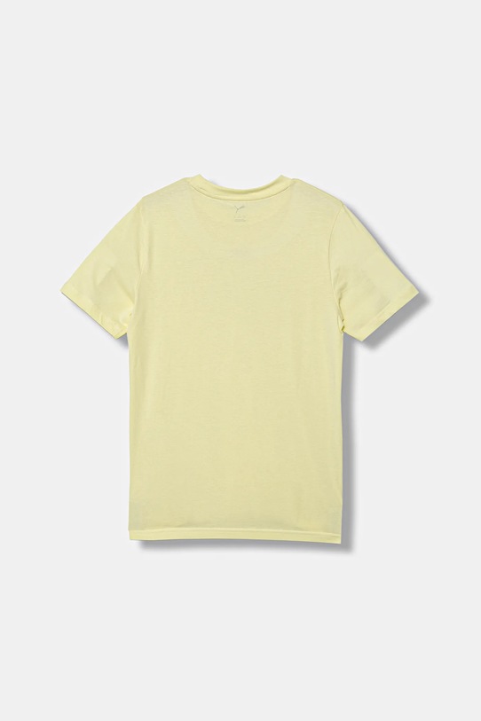 Puma t-shirt bawełniany dziecięcy GRAPHIC No. 1 Logo Tee G 688497. żółty AW25