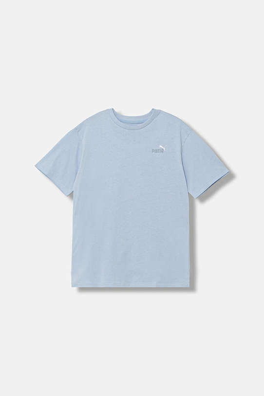 Detské bavlnené tričko Puma ESS 2 COLOR Small No. 1 Logo Relaxed Tee bavlna modrá 689101