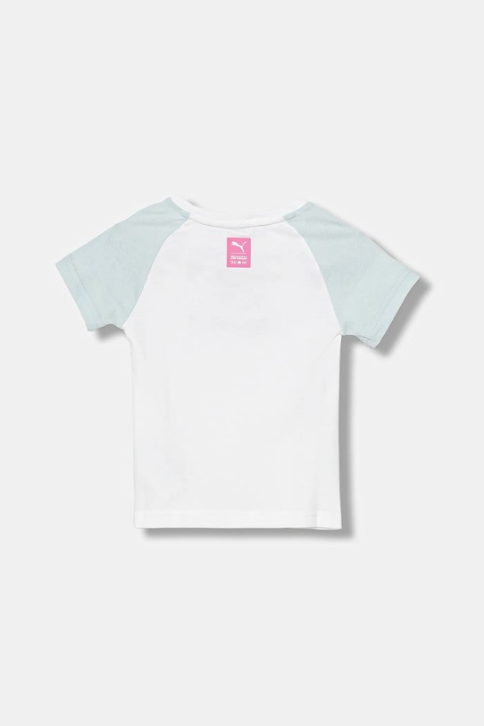 Παιδικό βαμβακερό μπλουζάκι Puma PUMA X HELLO KITTY & FRIENDS Slim Tee 632391 λευκό AW25