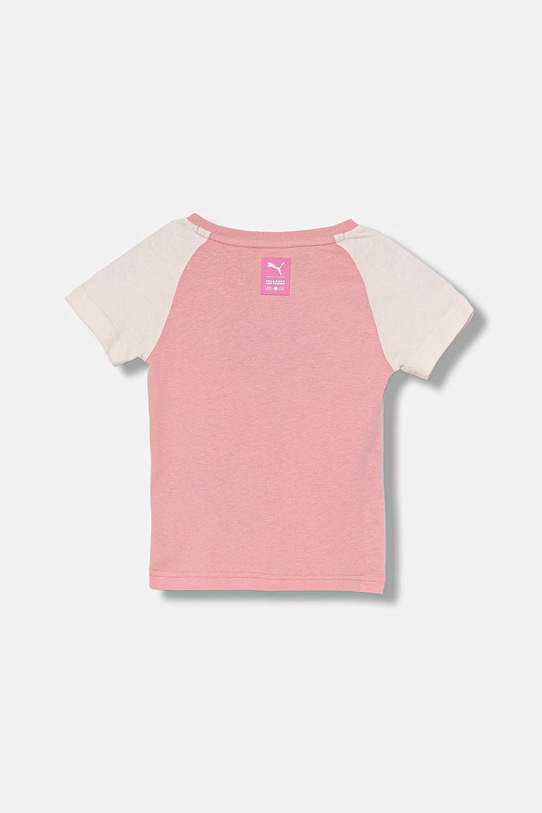 Παιδικό βαμβακερό μπλουζάκι Puma PUMA X HELLO KITTY & FRIENDS Slim Tee 632391 ροζ AW25