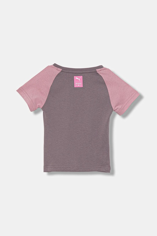 Παιδικό βαμβακερό μπλουζάκι Puma PUMA X HELLO KITTY & FRIENDS Slim Tee 632391 μωβ AW25
