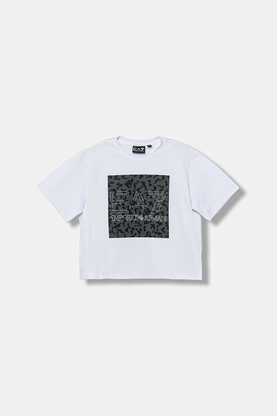 Детска тениска EA7 Emporio Armani еластичен бял 7G000112.AF14883