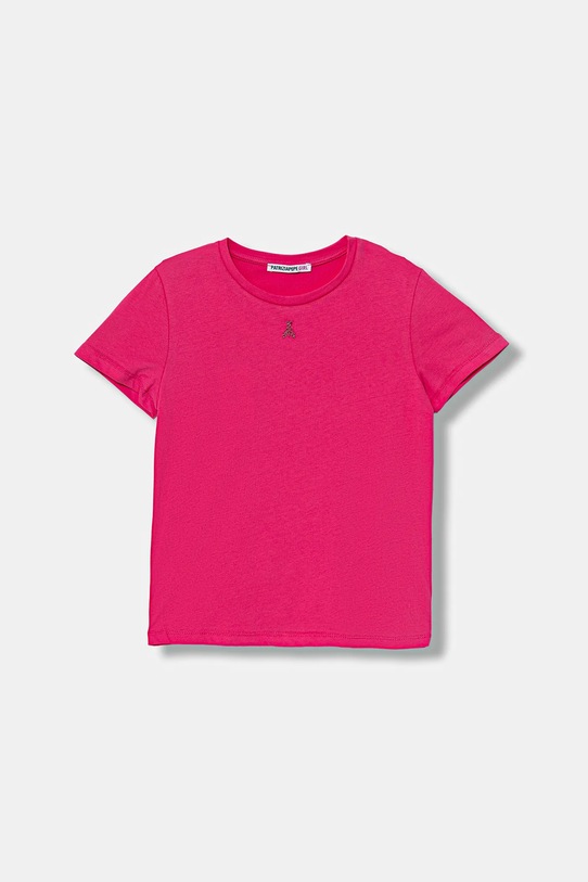 Детская футболка Patrizia Pepe J331 аппликация розовый 7M0951
