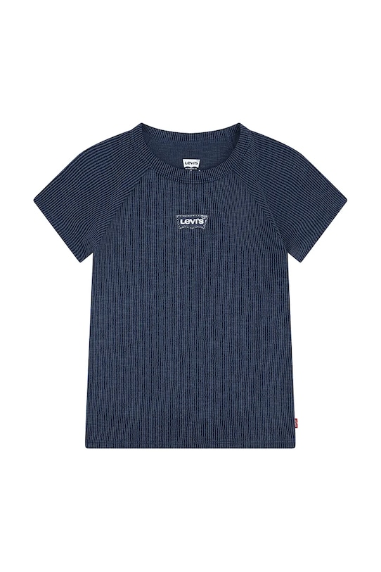 Levi's maglietta per bambini COLOR BLOCK RAGLAN TOP tessuto elasticizzato blu navy 3EN517
