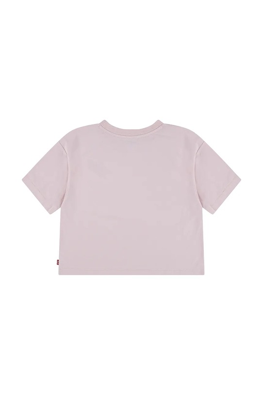 Dětské bavlněné tričko Levi's BOXY MEET AND GREET 3EN561 růžová AW25