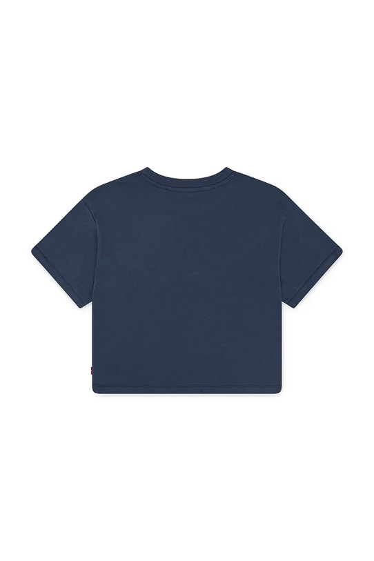 Παιδικό βαμβακερό μπλουζάκι Levi's BOXY MEET AND GREET 3EN561 σκούρο μπλε AW25