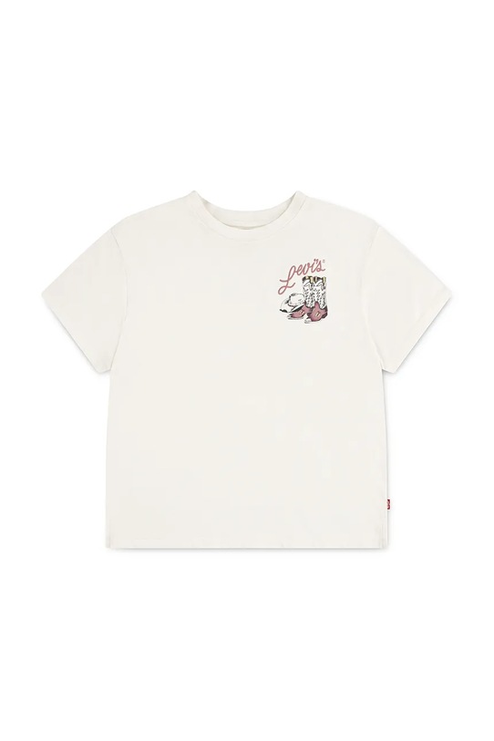 Παιδικό μπλουζάκι Levi's WESTERN OVERSIZED TEE άλλο μπεζ 3EP074