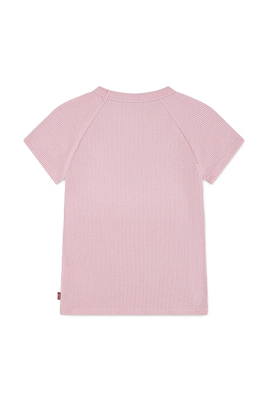 Dětské tričko Levi's COLOR BLOCK RAGLAN TOP 4EN517 růžová AW25