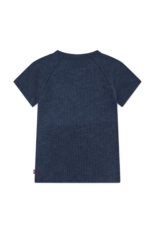 Levi's t-shirt dziecięcy COLOR BLOCK RAGLAN TOP 4EN517 granatowy AW25