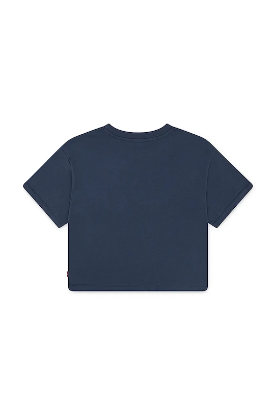 Levi's t-shirt bawełniany dziecięcy BOXY MEET AND GREET 4EN561 granatowy AW25