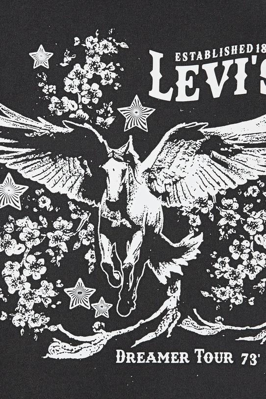 Dievča Detské tričko Levi's RETRO LEVIS SS TEE 4EN849 čierna