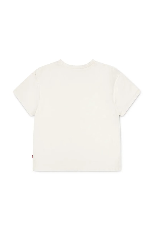 Levi's t-shirt dziecięcy WESTERN OVERSIZED TEE 4EP074 beżowy AW25