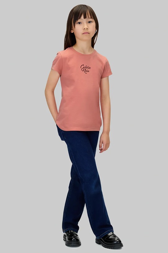 Calvin Klein Jeans t-shirt dziecięcy różowy IG0IG03035.9BYA