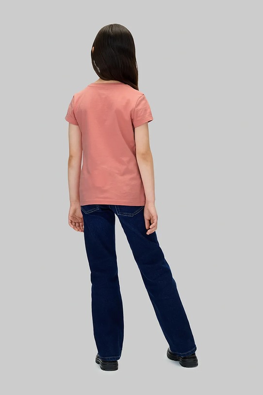 Calvin Klein Jeans t-shirt dziecięcy IG0IG03035.9BYA różowy