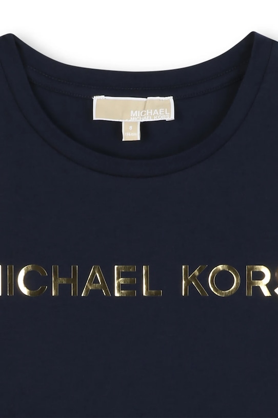 Девочка Детская футболка Michael Kors R30492.150 тёмно-синий