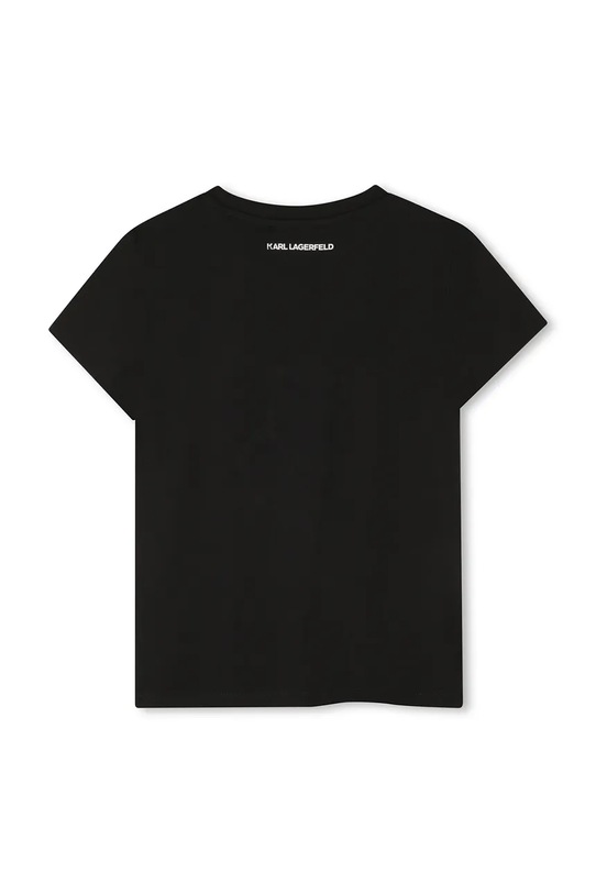 Karl Lagerfeld t-shirt dziecięcy Z30945.86.108 czarny AW25