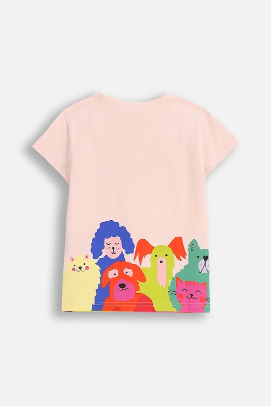 Κοριτσίστικα Παιδικό μπλουζάκι Coccodrillo ZC5143201AGK ροζ