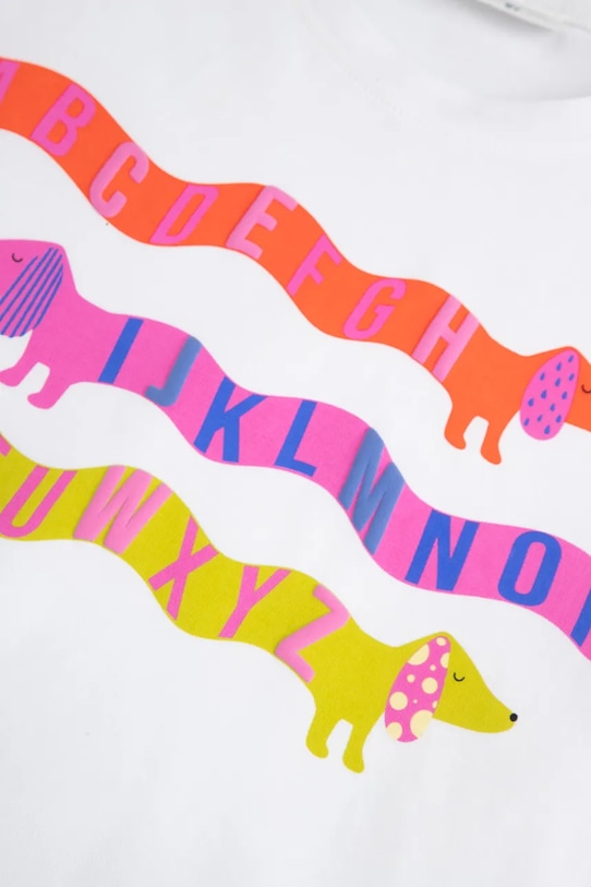 Παιδικό μπλουζάκι Coccodrillo ZC5143202AGK λευκό