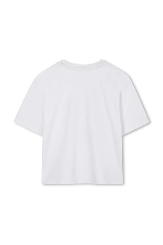 Dziewczynka Marc Jacobs t-shirt bawełniany dziecięcy W60579.102.108 biały