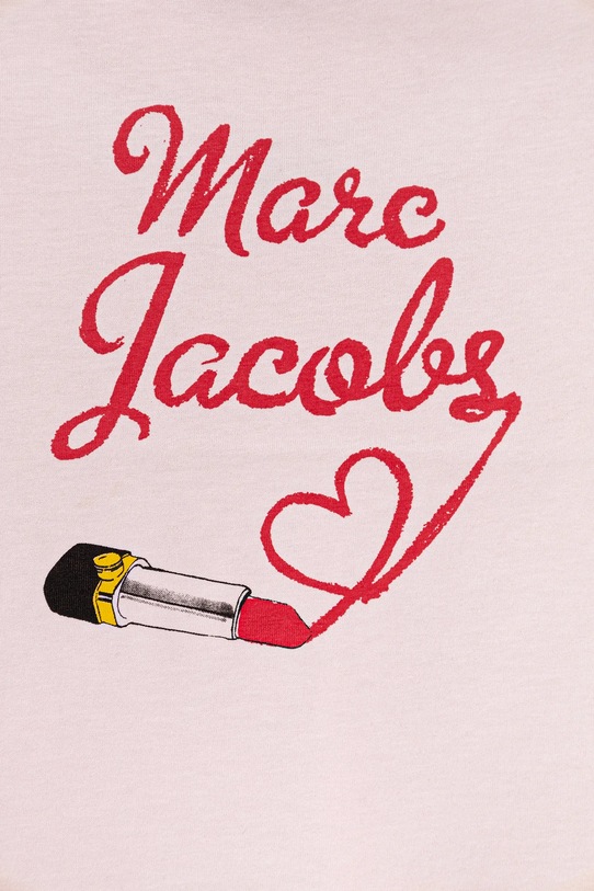 DÍVKA Dětské bavlněné tričko Marc Jacobs W60579.102.108 růžová