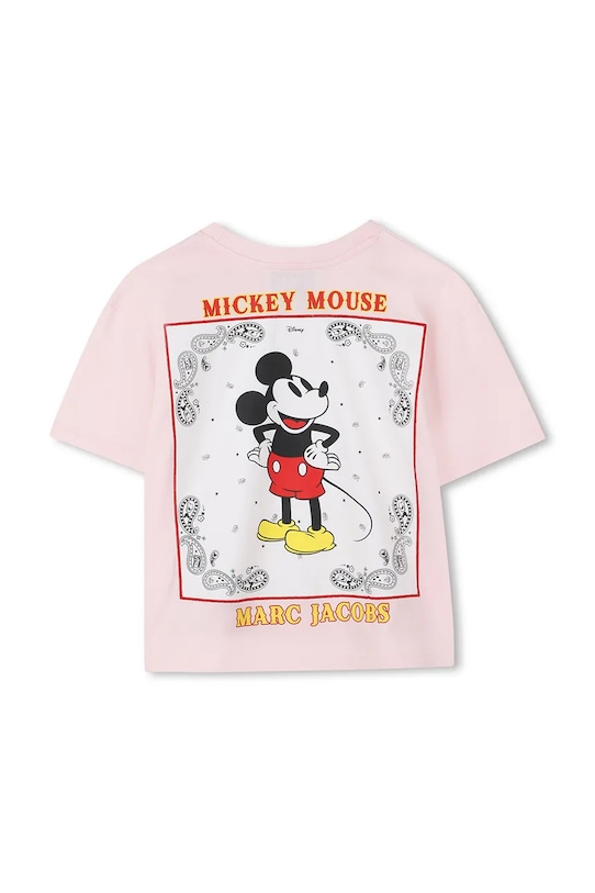 Fete Marc Jacobs tricou de bumbac pentru copii W60691.114.150 roz