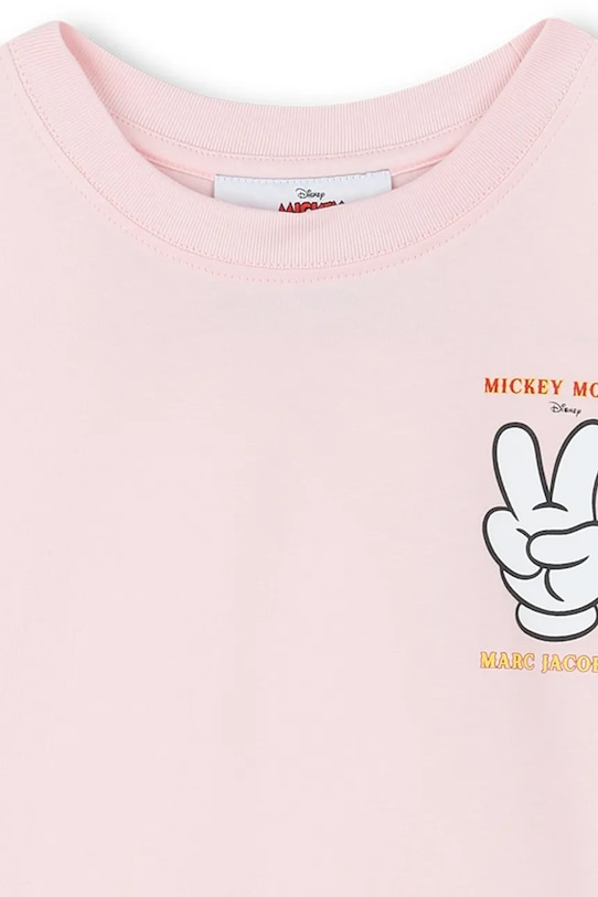 Marc Jacobs tricou de bumbac pentru copii roz W60691.114.150