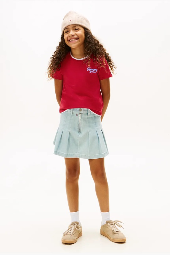 Tommy Hilfiger t-shirt różowy KG0KG08805.104.122.9BYA