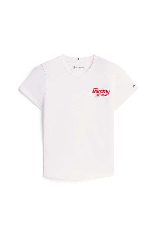 Tommy Hilfiger tricou copii KG0KG08805.128.176.9BYA alb AW25