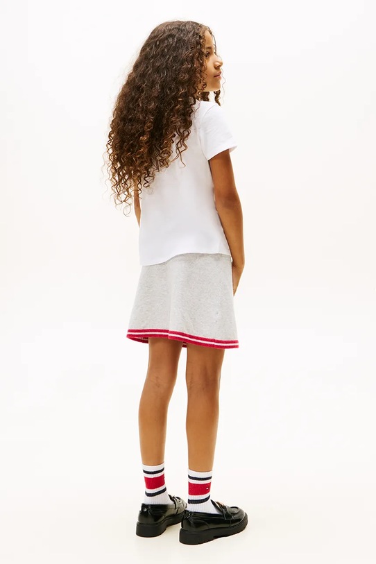 Tommy Hilfiger tricou copii KG0KG08805.128.176.9BYA alb