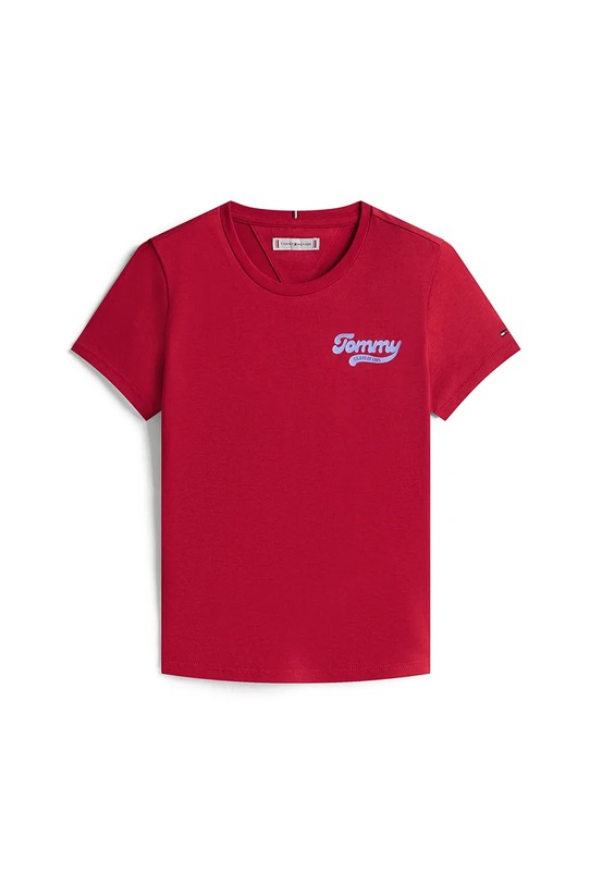 Tommy Hilfiger t-shirt dziecięcy KG0KG08805.128.176.9BYA różowy AW25