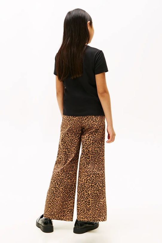 Tommy Hilfiger tricou de bumbac pentru copii KG0KG08899.9BYA negru